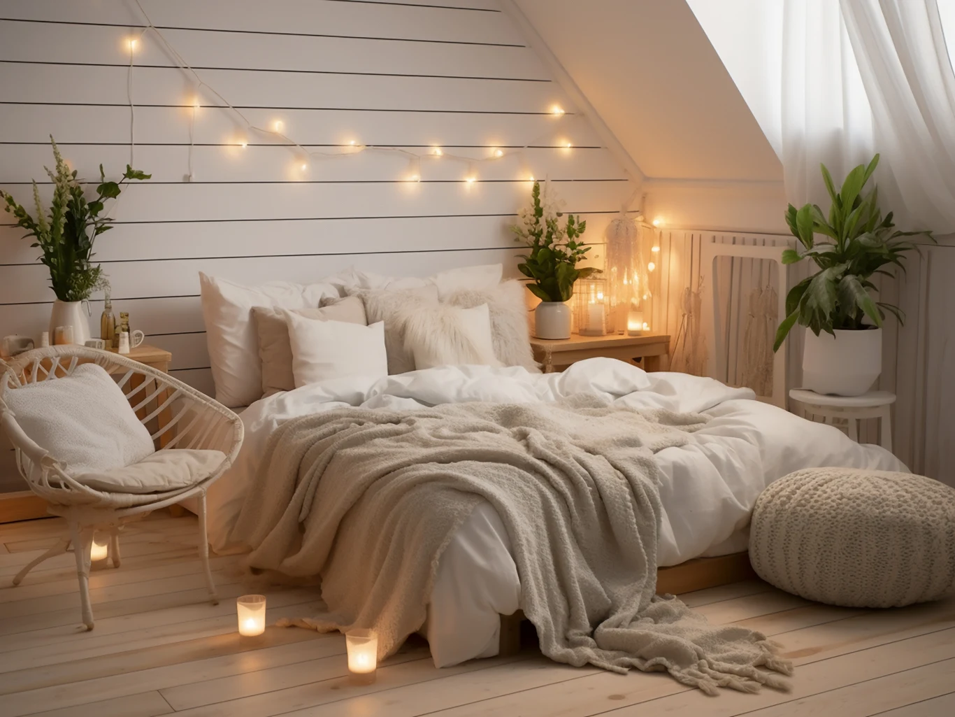 Girlandy lampek to modny element dekoracji wnętrz