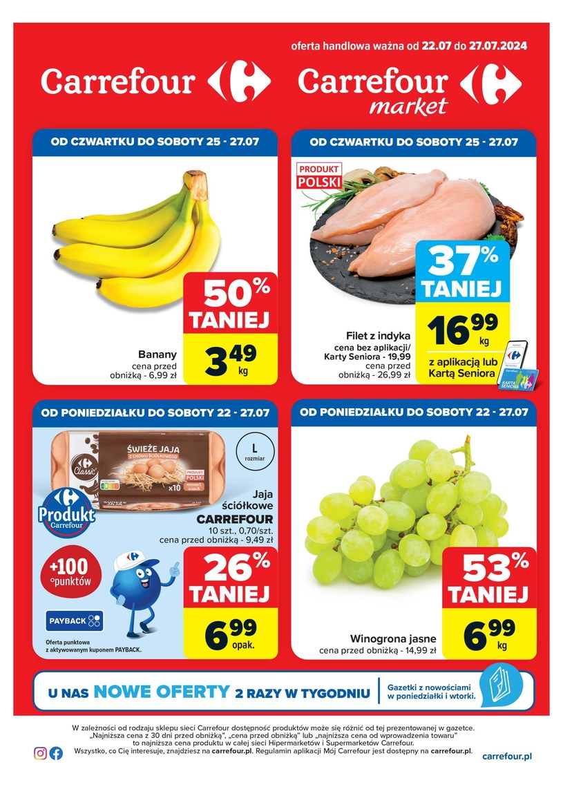 Gazetka promocyjna Carrefour - ważna od 22. 07. 2024 do 27. 07. 2024