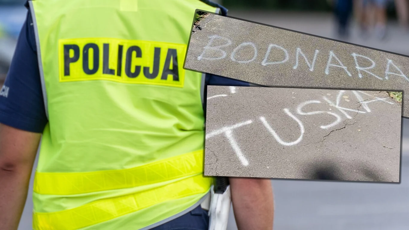 Kalisz. Wstrząsające napisy na ścieżce pieszo-rowerowej. Chodzi o Donalda Tuska i Adama Bodnara Kalisz. Wstrząsające napisy na ścieżce pieszo-rowerowej. Chodzi o Donalda Tuska i Adama Bodnara