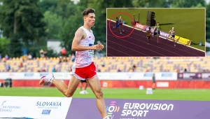 Łukasz Zaczyk i jego finisz w biegu na 800 m