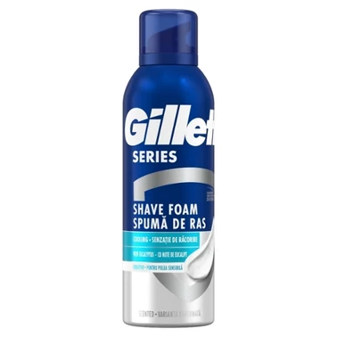 Gillette Series Chłodząca pianka do golenia z eukaliptusem, 200 ml - 0