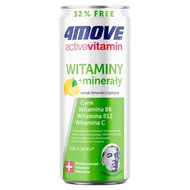 4Move Active Vitamin Gazowany napój smak limonki i cytryny 330 ml