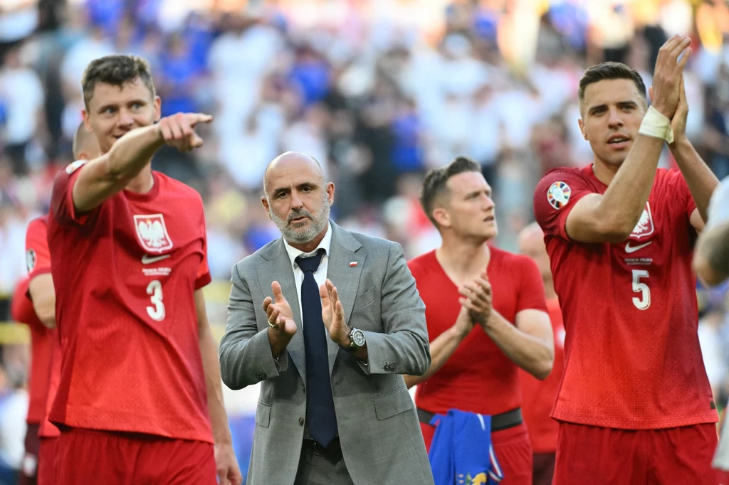 Michał Probierz i reprezentanci Polski Michał Probierz i reprezentanci Polski