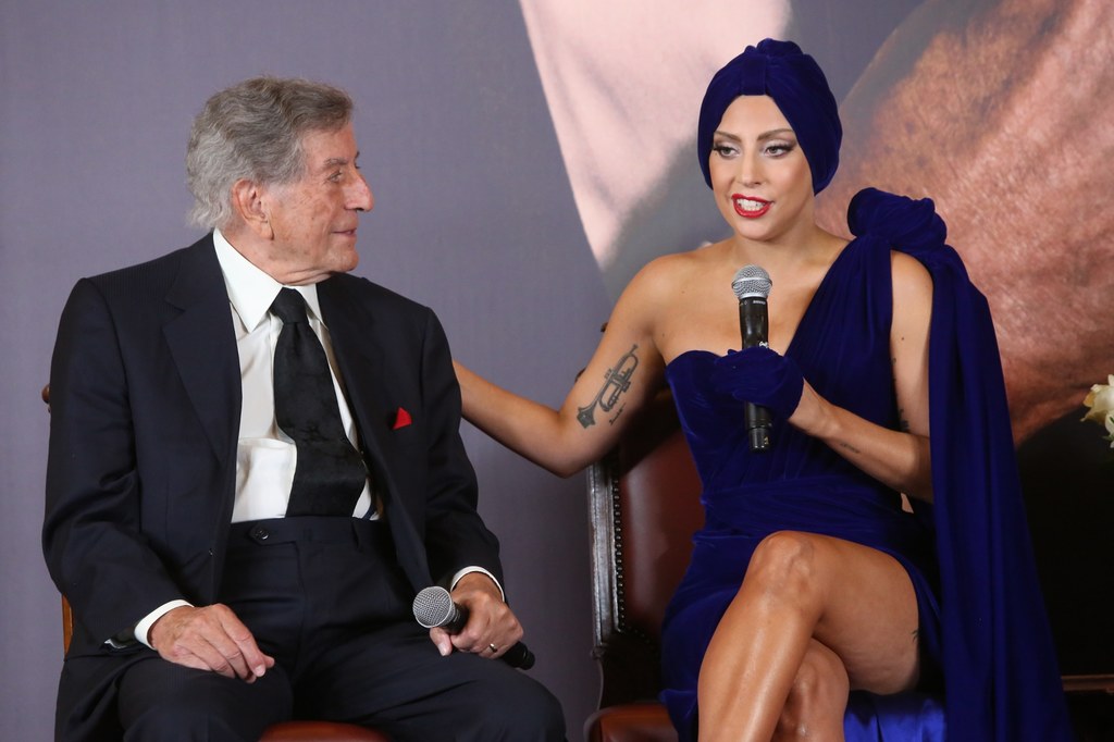 Tony Bennet i Lady Gaga w 2014 roku