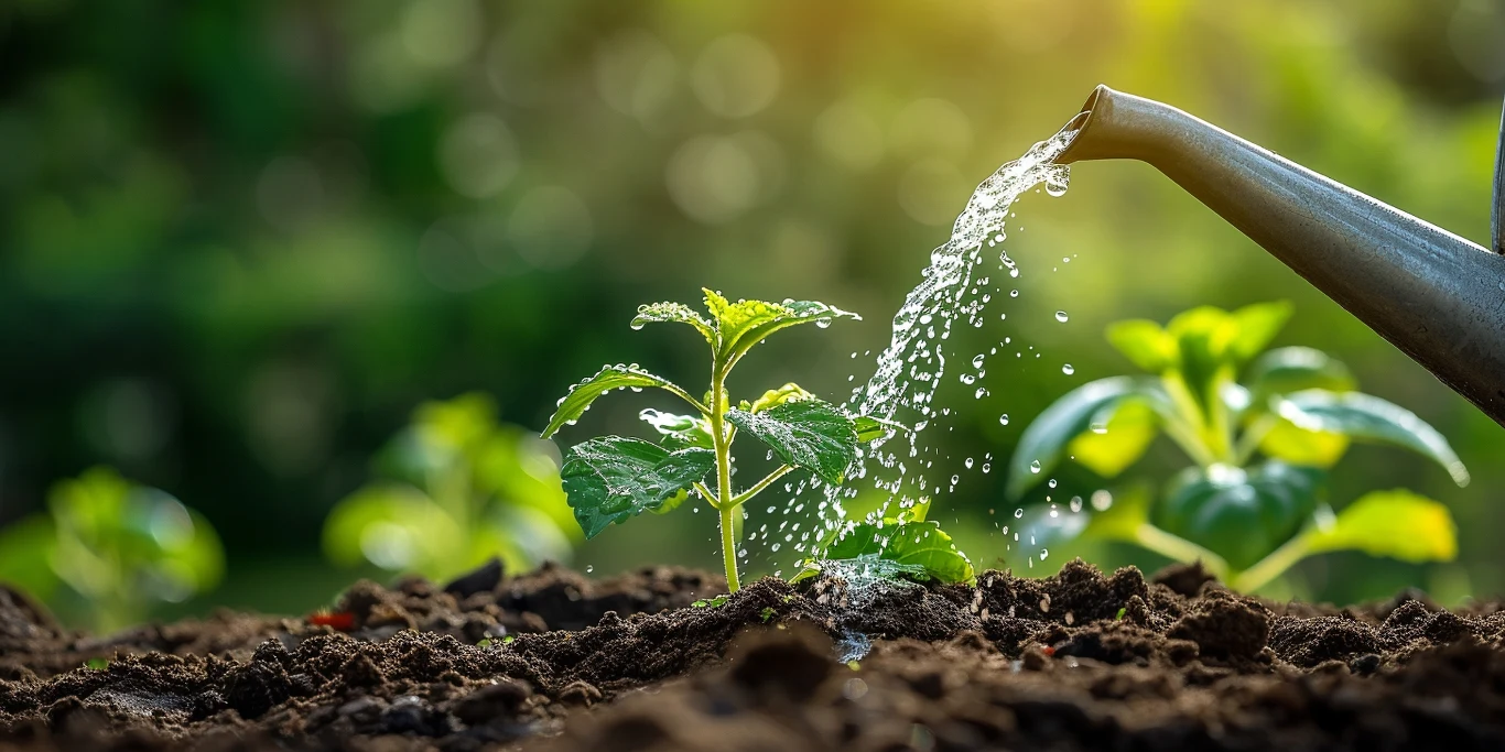 Rośliny w czasie upałów podlewaj rankiem.