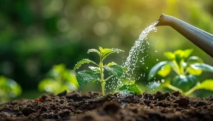 Rośliny w czasie upałów podlewaj rankiem.