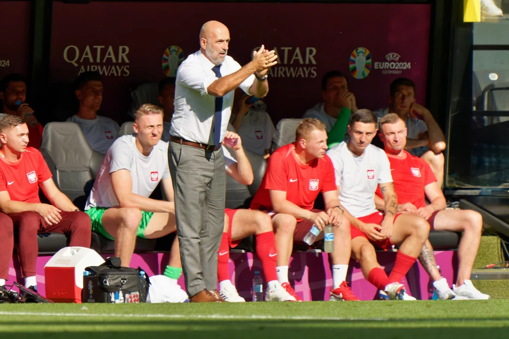 Michał Probierz podczas Euro 2024 Michał Probierz podczas Euro 2024