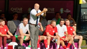 Michał Probierz podczas Euro 2024