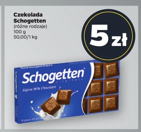 Schogetten Czekolada mleczna 100 g