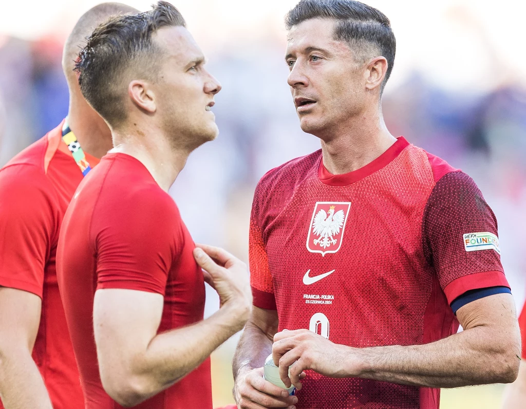 Piotr Zieliński (z lewej), obok Robert Lewandowski Piotr Zieliński (z lewej), obok Robert Lewandowski