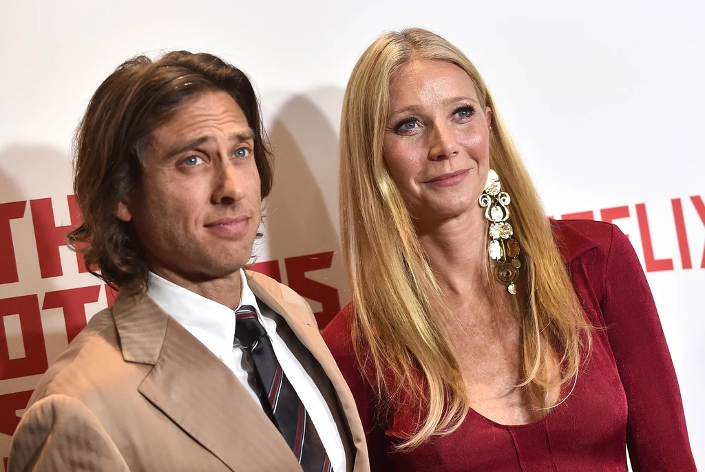 Gwyneth Paltrow z obecnym mężem, Bradem Falchukiem 