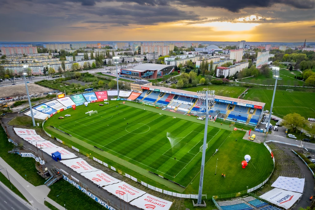 Stadion w Olsztynie