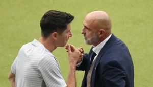 Michał Probierz w rozmowie z Robertem Lewandowskim