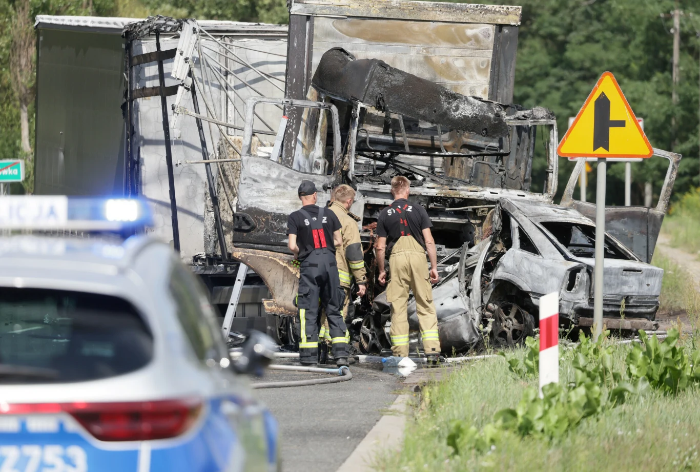 Śmiertelny wypadek na Mazowszu. DK50 nieprzejezdna przez kilka godzin Śmiertelny wypadek na Mazowszu. DK50 nieprzejezdna przez kilka godzin
