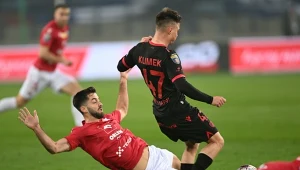 Antoni Klimek podczas meczu Puchatu Polski z Wisłą Kraków