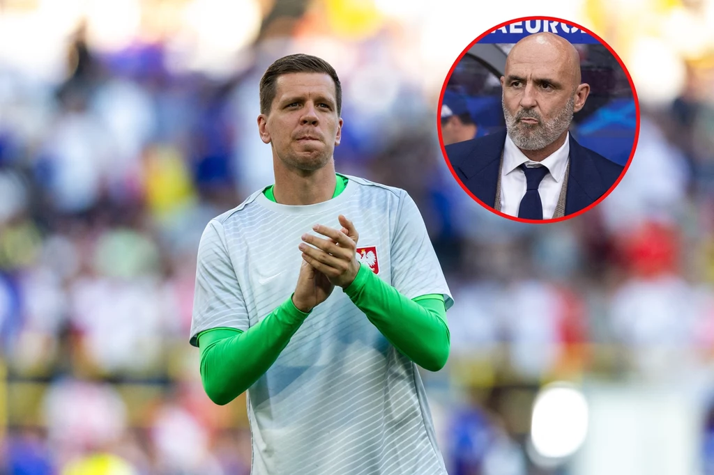 Wojciech Szczęsny i Michał Probierz Wojciech Szczęsny i Michał Probierz