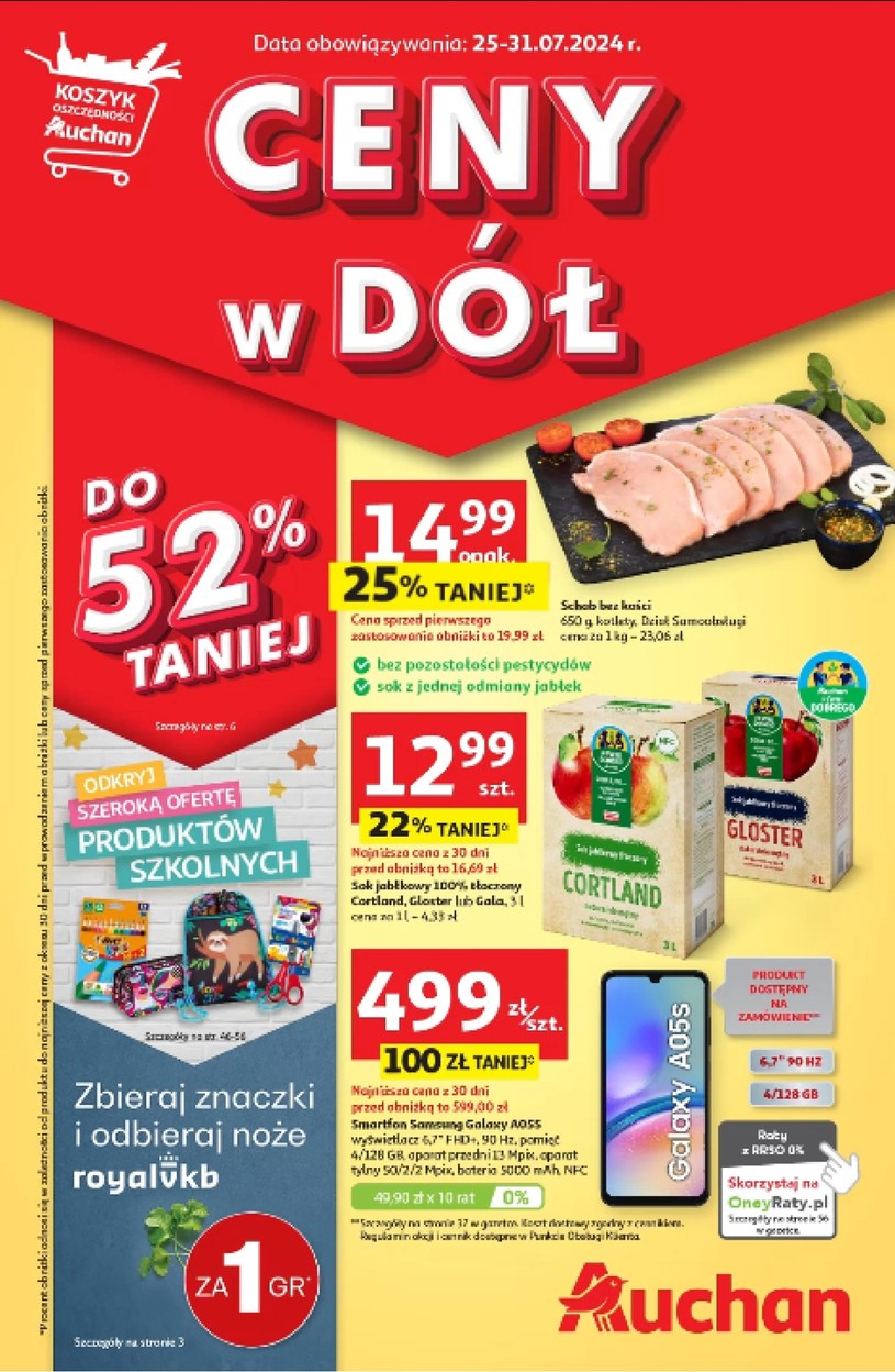 Gazetka promocyjna Auchan Hipermarket - ważna od 25. 07. 2024 do 31. 07. 2024