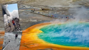 Niebezpieczna eksplozja w Yellowstone. Filmy pokazują skalę zajścia