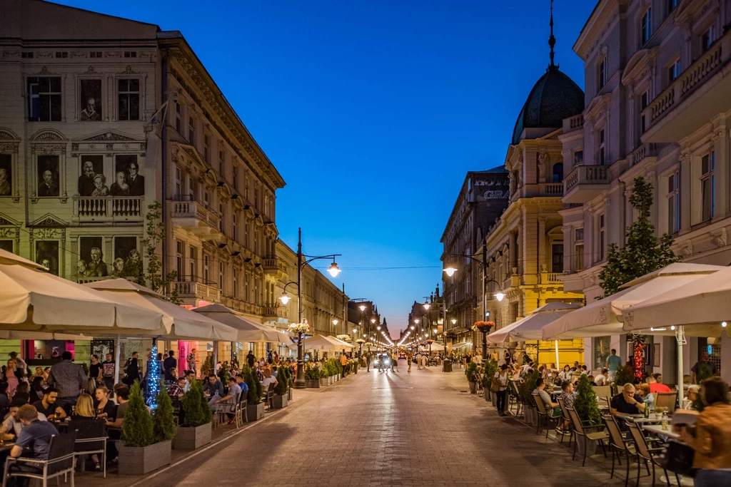 Ulica Piotrkowska w Łodzi