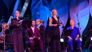 Joanna Kulig i Justyna Schneider na otwarciu Pałacu Rzeczypospolitej