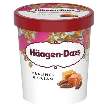 Häagen-Dazs Lody waniliowe z sosem karmelowym i orzechami pekan 460 ml - 0