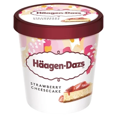 Häagen-Dazs Lody sernikowe z sosem truskawkowym i ciasteczkami 460 ml - 0