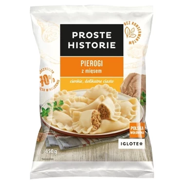 Proste Historie Pierogi z mięsem 450 g - 0