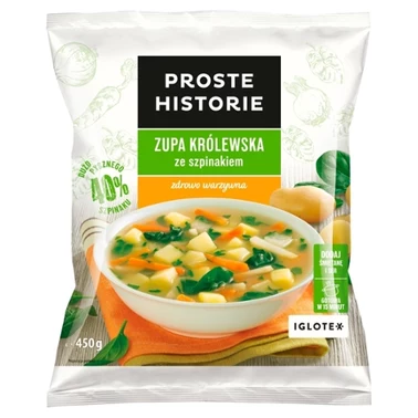 Proste Historie Zupa królewska ze szpinakiem 450 g - 0