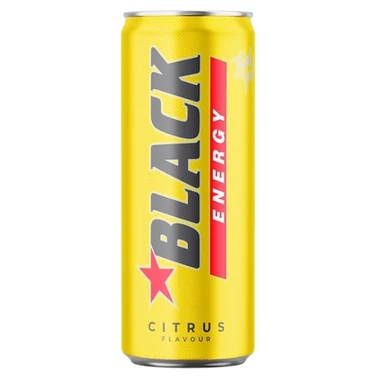 Black Energy Citrus Gazowany napój energetyzujący 250 ml - 0