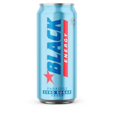 Black Energy Zero Sugar Paradise Gazowany napój energetyzujący 500 ml - 0