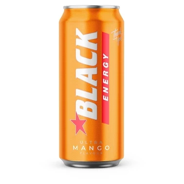 Black Energy Ultra Mango Gazowany napój energetyzujący 500 ml - 0