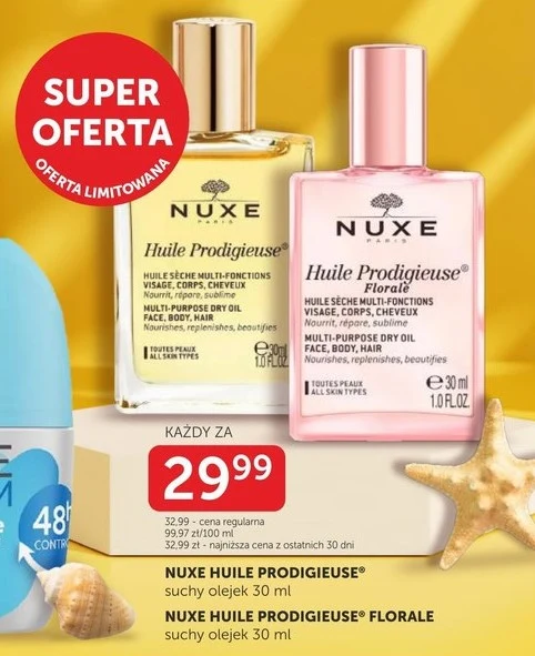 Olejki Nuxe taniej w Ziko Dermo! Olejki Nuxe taniej w Ziko Dermo!
