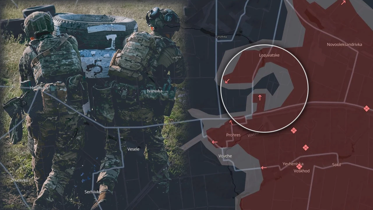 Ukraińcy otoczeni w okolicy wsi Prohres Ukraińcy otoczeni w okolicy wsi Prohres