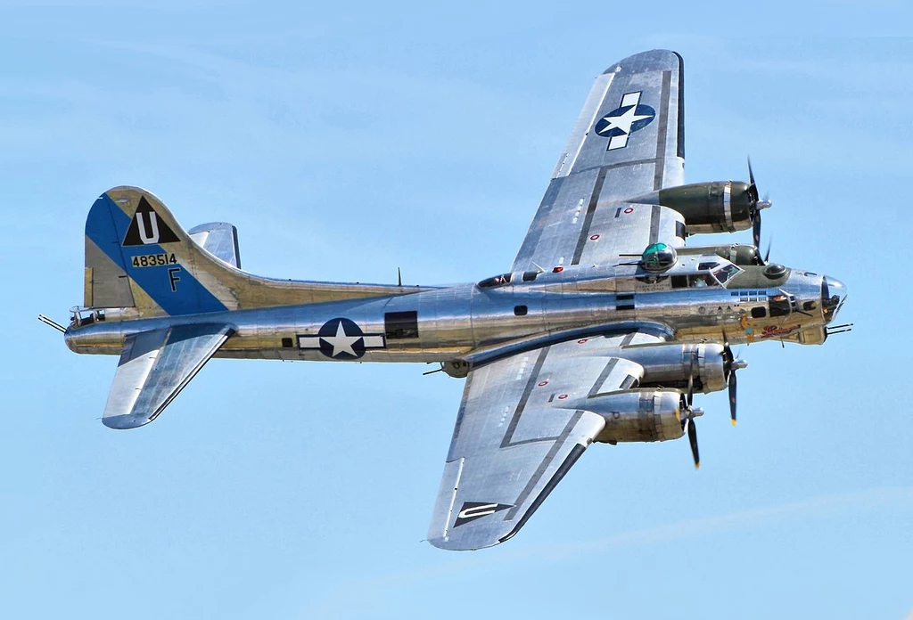 Amerykański samolot bombowy B-17 – tzw. Latająca Forteca