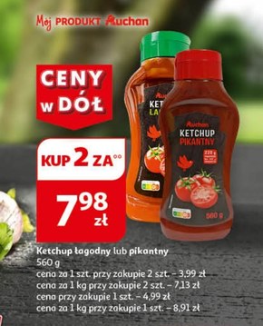 Ketchup Auchan niska cena