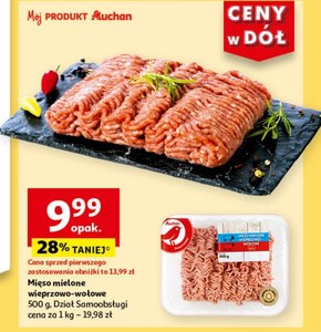 Mięso mielone Auchan niska cena