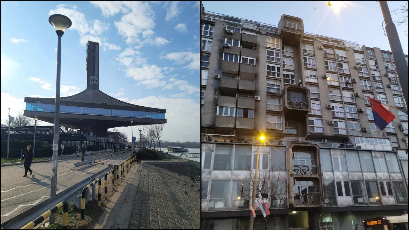 Po lewej centrum sportu, a po prawej blok, w którym można wynająć mieszkanie Po lewej centrum sportu, a po prawej blok, w którym można wynająć mieszkanie