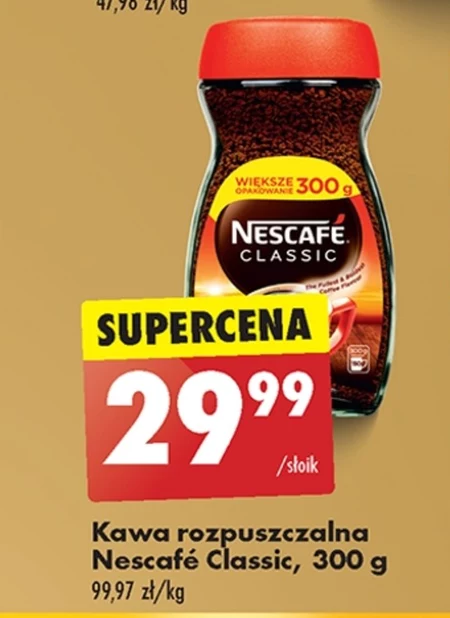 NESCAFÉ Classic Kawa rozpuszczalna 300 g