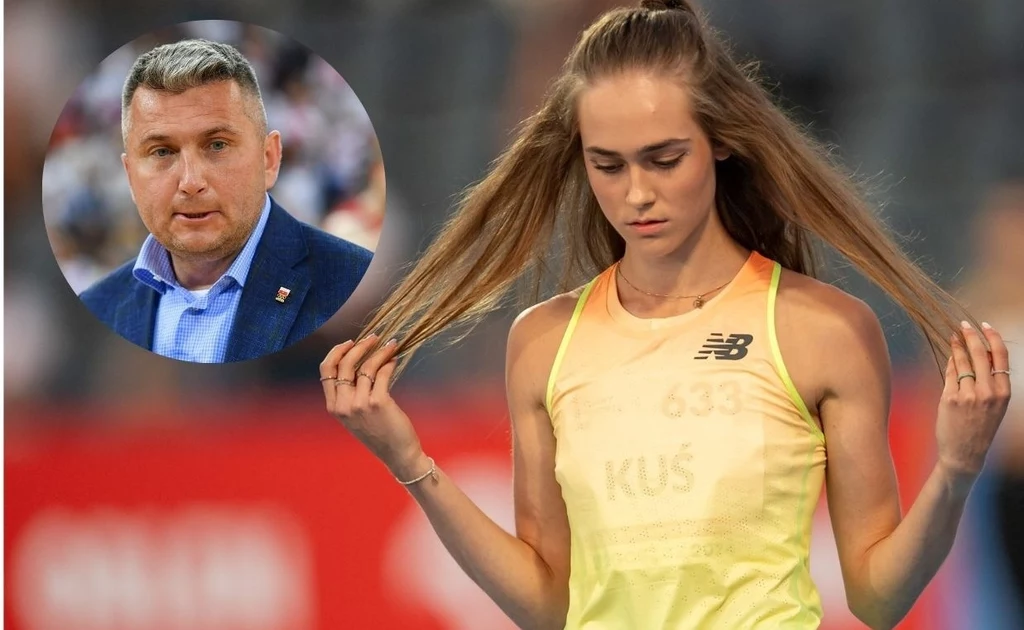 Anastazja Kuś i Radosław Piesiewicz, szef PKOl Anastazja Kuś i Radosław Piesiewicz, szef PKOl