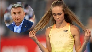 Anastazja Kuś i Radosław Piesiewicz, szef PKOl