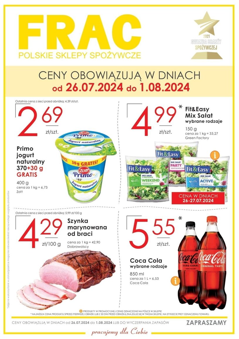 Gazetka promocyjna FRAC - ważna od 26. 07. 2024 do 01. 08. 2024