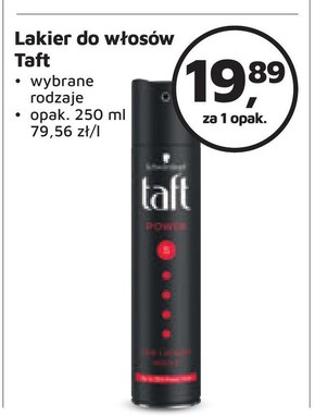Taft Power Lakier do włosów 250 ml niska cena