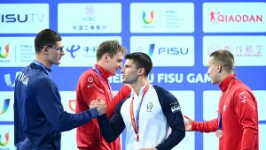 Mateusz Chowaniec pierwszy z prawej