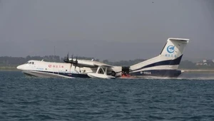 To największy ekranoplan na świecie. Chiny testują AG600