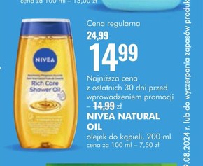 Olejek do kąpieli Nivea niska cena