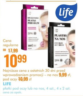 Płatki pod oczy Life niska cena