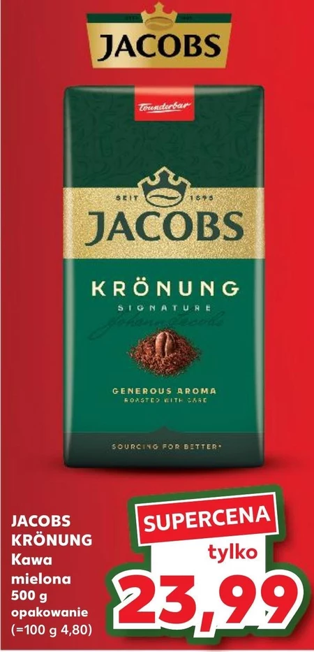 Jacobs Krönung Kawa mielona 500 g