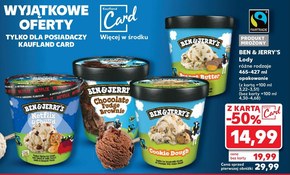 Lody Ben & Jerry's niska cena