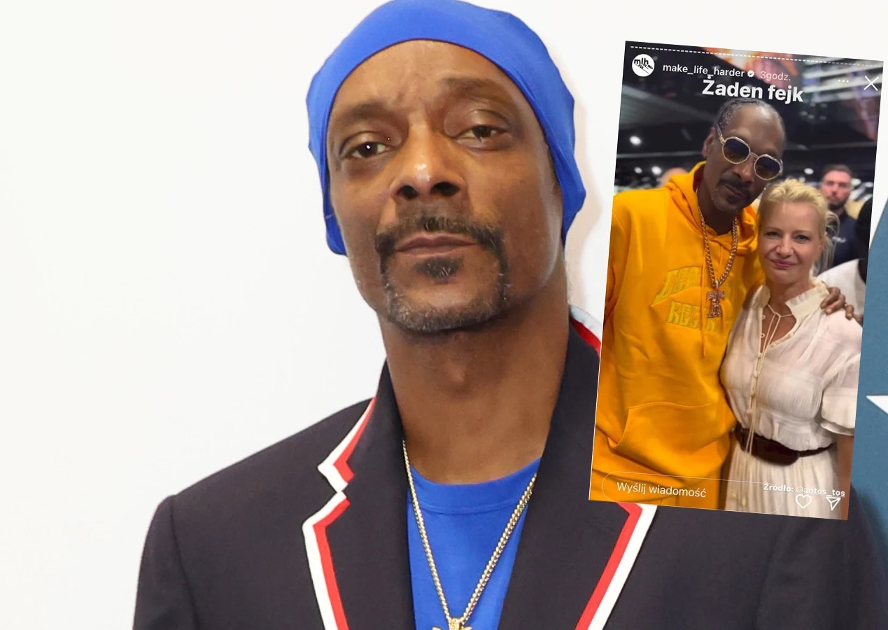 Snoop Dogg podczas głośnego spotkania z Kożuchowską /https://www.instagram.com/make_life_harder/?hl=pl/