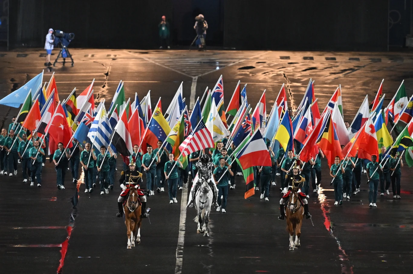 Otwarcie igrzysk olimpijskich w Paryżu Otwarcie igrzysk olimpijskich w Paryżu